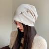 Hat Women's Winter Fashion New Women's Winter Pullover Knitted Wool Baotou Stacking Hat