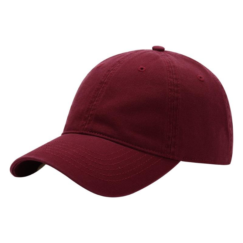 Washed premium baseball cap combed cotton women's deep top big brim cap trendy casual sunscreen hat