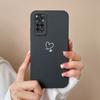 For Redmi Note 11S 4G 5G Phone Case Love Heart Liquid Silicone Camera Protection Back Cover For Xiaomi Redmi Note11S 11 S Funda