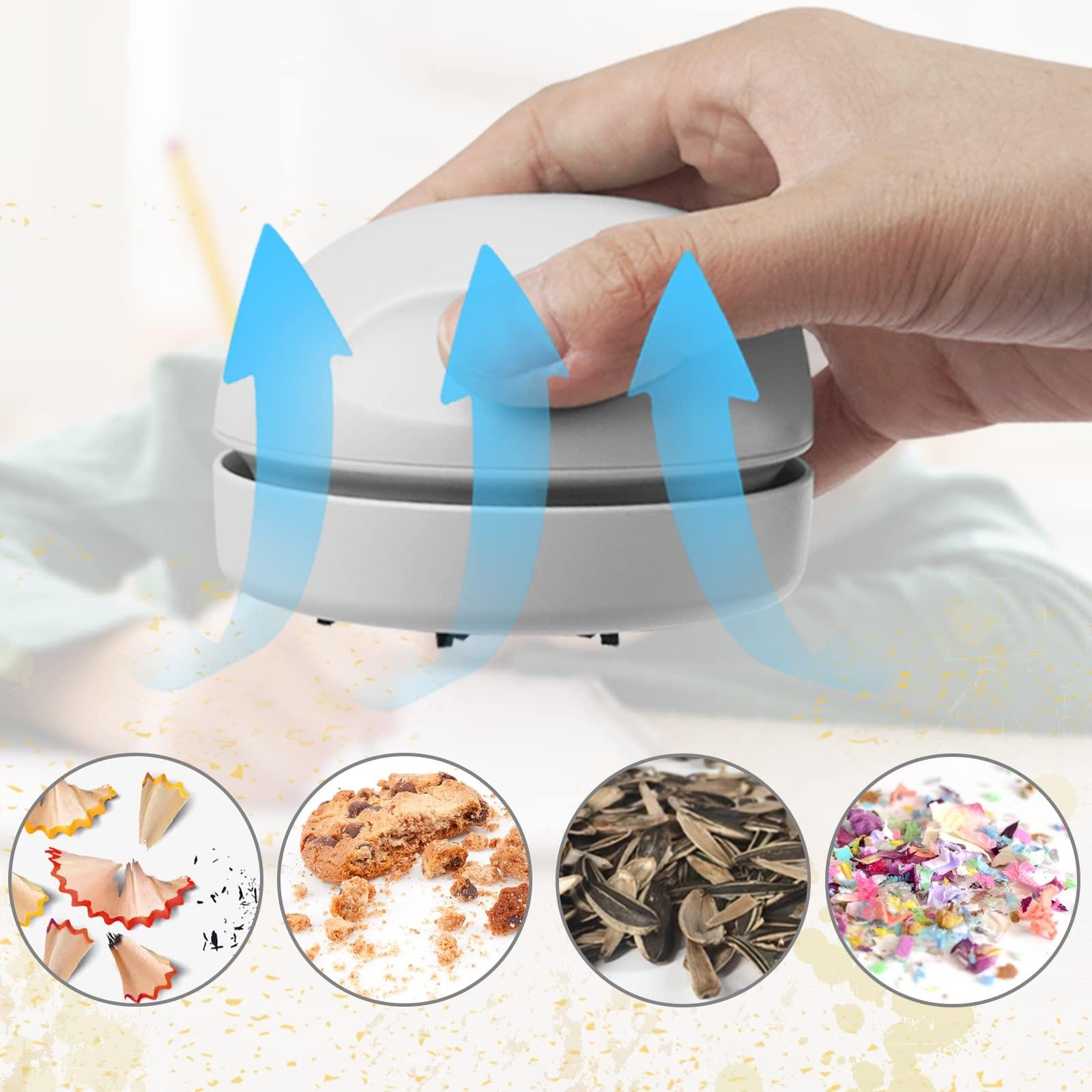 

Портативний ручний міні-настільний пилосос One Size білий