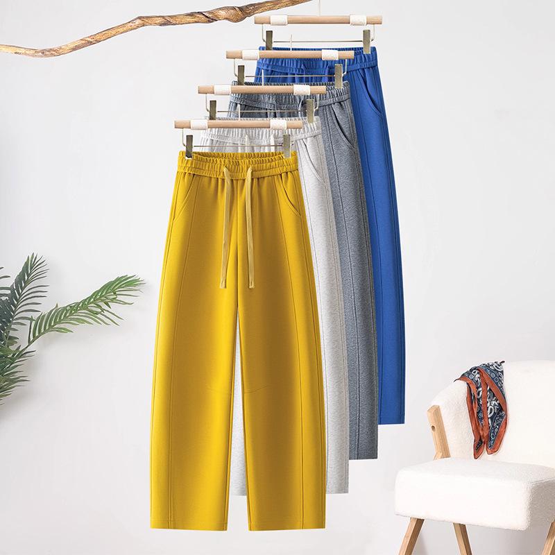 Women's 2022 Spring/Autumn Casual Loose Straight-Leg Sweatpants