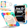 Etui obrotowe Uniwersalne do IPad Pro 13 2025 M5 2024 M4 A3360 A3361 A3362 A2926 A2925 A3007 Hybrydowe Pokrowiec Pasek na Ramię