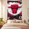 Arazzo Chicago Bulls alta qualità per decorare pareti di soggiorno, camera da letto, dormitorio, ideale come wall art per camera da letto o regalo di Natale