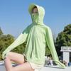 Sunscreen clothing women's 1011 new ice-feeling breathable jacket ice silk sunscreen shirt summer UV protection sunscreen clothing blouse