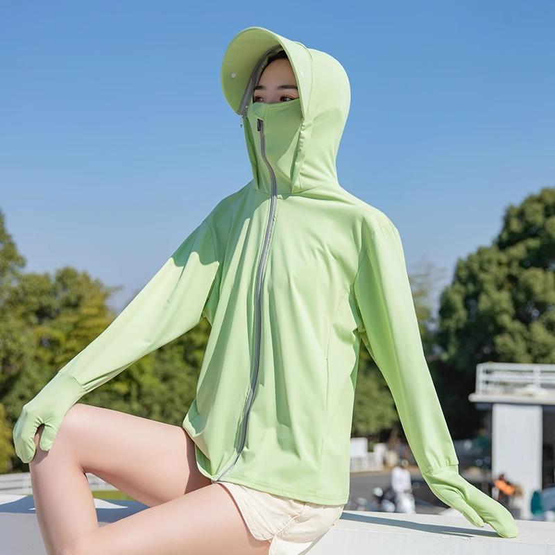 Sunscreen clothing women's 1011 new ice-feeling breathable jacket ice silk sunscreen shirt summer UV protection sunscreen clothing blouse