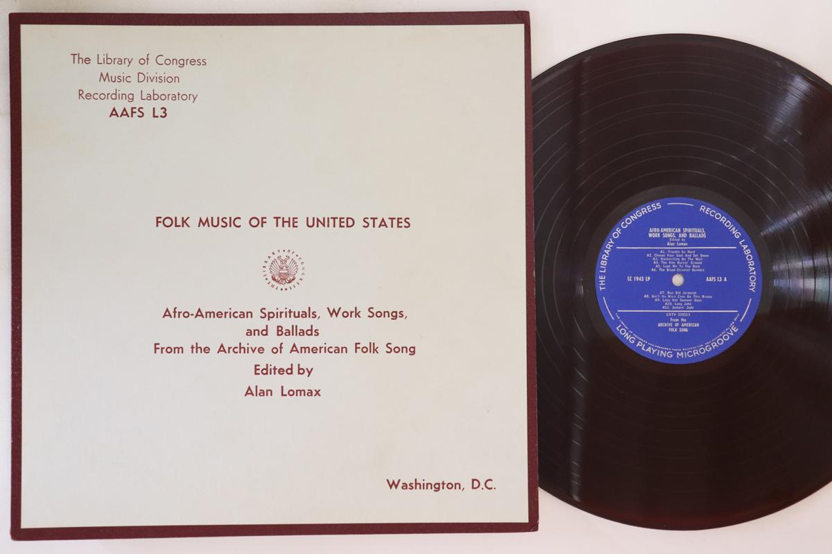 

LP Record VARIOUS - Afro-American Spirituals AAFSL3 LIBRARY OF CONG US Blues Used