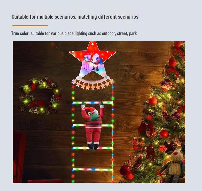 Santa Claus Climbing LED Stair Lights