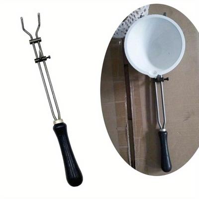 1Pc Crucible Tongs Gold Melting Furnace Holder Clamp Jewelry Jewellers Making Tool for Non-Ferrous Metal Gold Silver