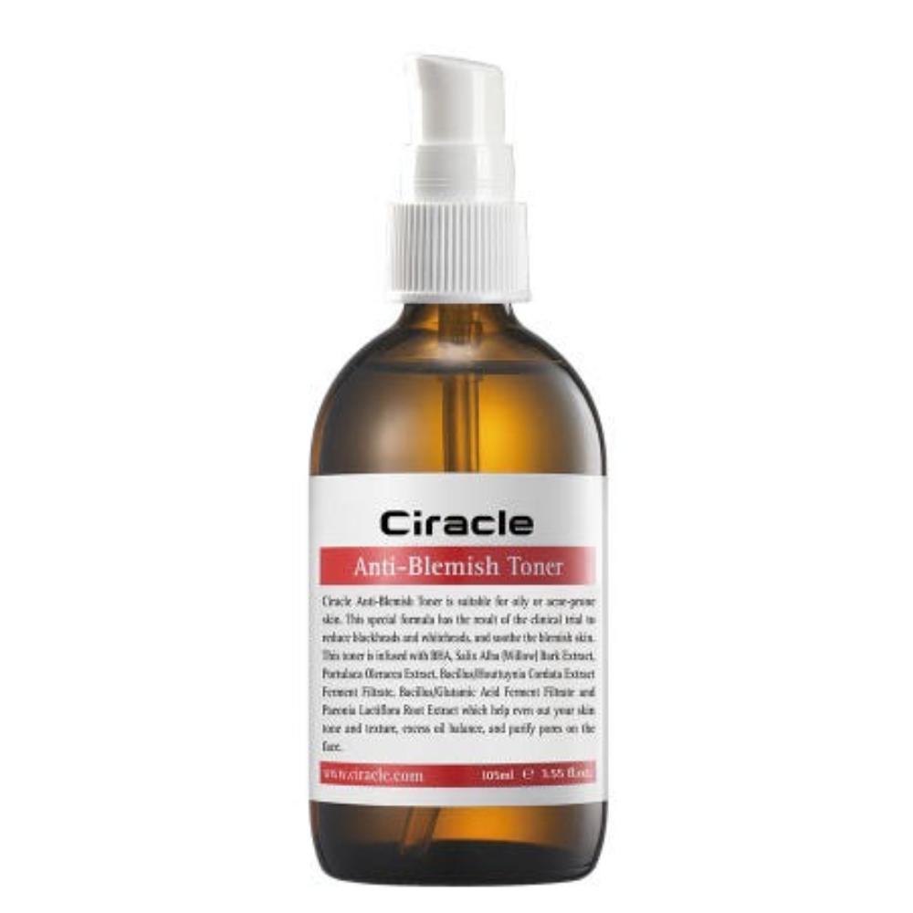 Ciracle Anti-Blemish Tea Tree & Houttuynia Cordata AHA BHA Toner 105.5ml Pore Control & Exfoliating Treatment