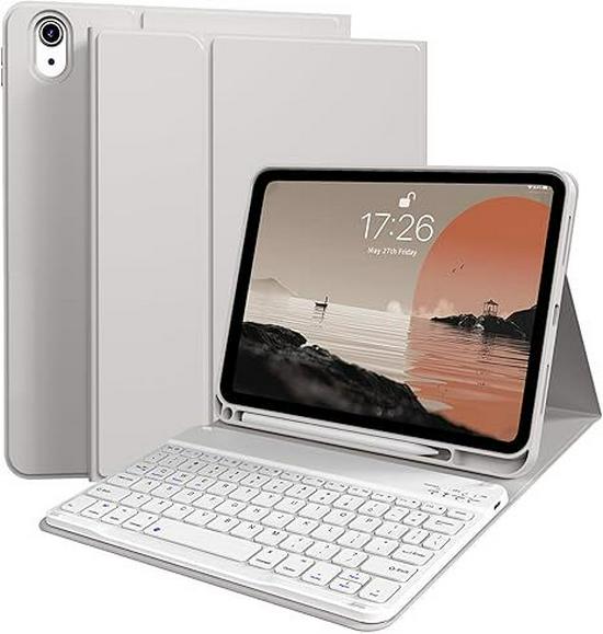2025 Magic Bluetooth Keyboard & Silicone Case for iPad 11/Air11 - A16 Magnetic Detachable Leather Keyboard.