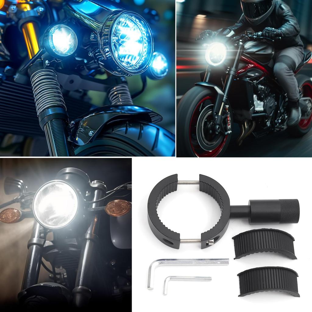 X-STYLE Motorcycle Stay, Fog Light, Work Light, Bracket, Pinching, Work Light, Fixed, Mounting Stay,