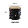 Creative Gemstone Inlaid Ceramic Sealed Jar with Lid, Household Candy Jar, Food Storage Container, Kitchen Storage Box