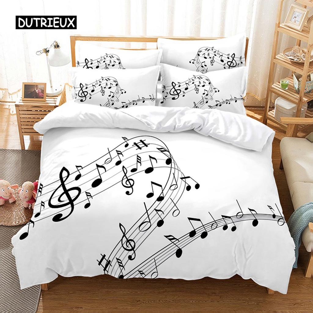 Comfortable Stylish Pattern Duvet Cover Set With Duvet Cover And Pillowcases King Queen Twin Sizes For All Ages