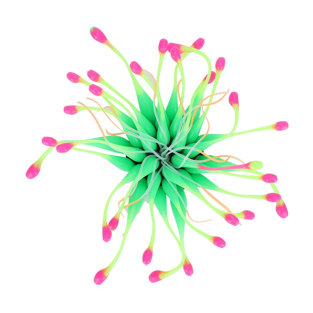 Artificial Coral Silicone Simulation Water Plant Aquarium Fish Tank Decoration OrnamentGreen