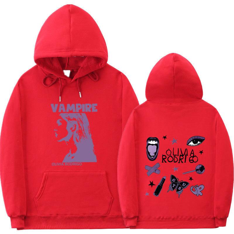 Felpa con cappuccio Guts Olivia Rodrigo, maglione sportivo a coste fondo autunno e inverno da uomo e da donna