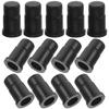 40Pcs Caster Socket Wheel Cap Furniture Casters Stem Insert Sleeve Office Chair Leg Mounting Plastic Covers Hardware Accessories