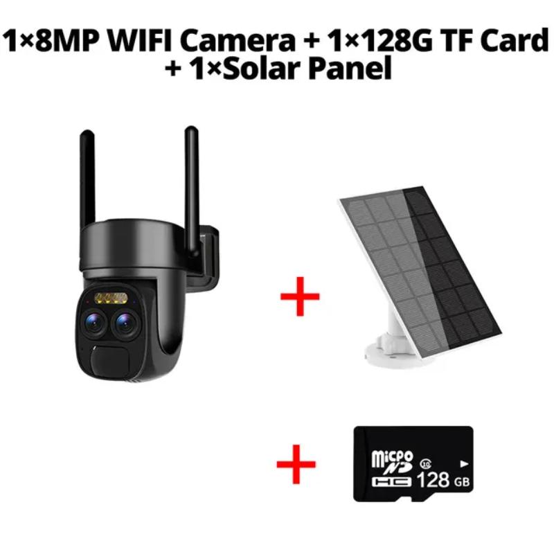 Solar-powered Surveillance Camera, Smart Wireless IP Network Camera, High-definition Video Monitor