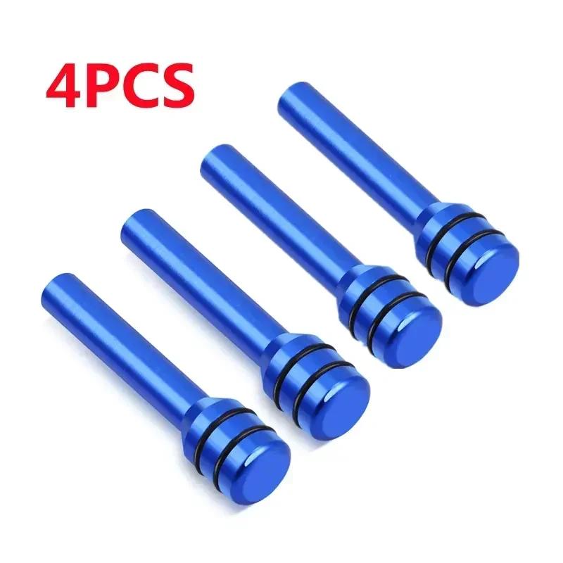 2/4Pcs Car Door Lift Button Locking Pins Universal Car Security Door Lock Pins Aluminum Alloy Knob Auto Interior Accessories