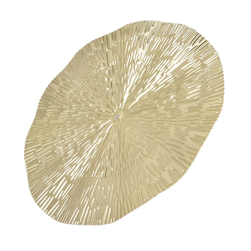 Goldfarbenes Metall-Wandbehang Eisen Minimalistische Wanddekoration Moderne Wandkunst Badezimmer-Ornament