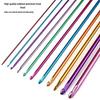 Afghanistan Handmade Aluminum Crochet & Knitting Needle Set with Wool Yarn