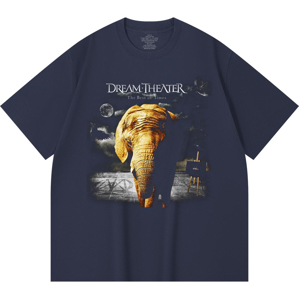 230 g/m² 100% Baumwolle Heavy Metal T-Shirt Rockband Beliebte Musik Druck Unisex Schweres Baumwoll-T-Shirt