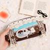 Handmade Rabbit Ears Pencil Pouch Large Capacity Cute Pen Storage Case  School Student