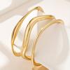 3-piece Women's Chic Geometric Bracelet, with A Retro and Minimalist Style That Catches The Eye. It Is A Casual Outfit Paired with A Divine Artifact