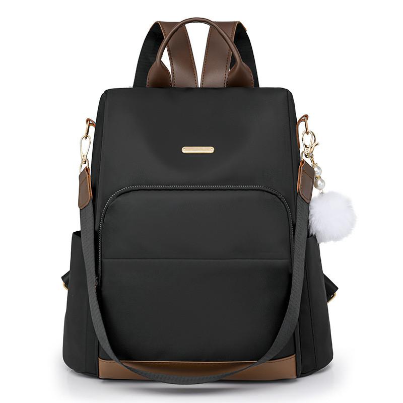 IELGY Backpack Color Matching Large Capacity Oxford Cloth Outdoor Fashion Casual Anti-theft Backpack