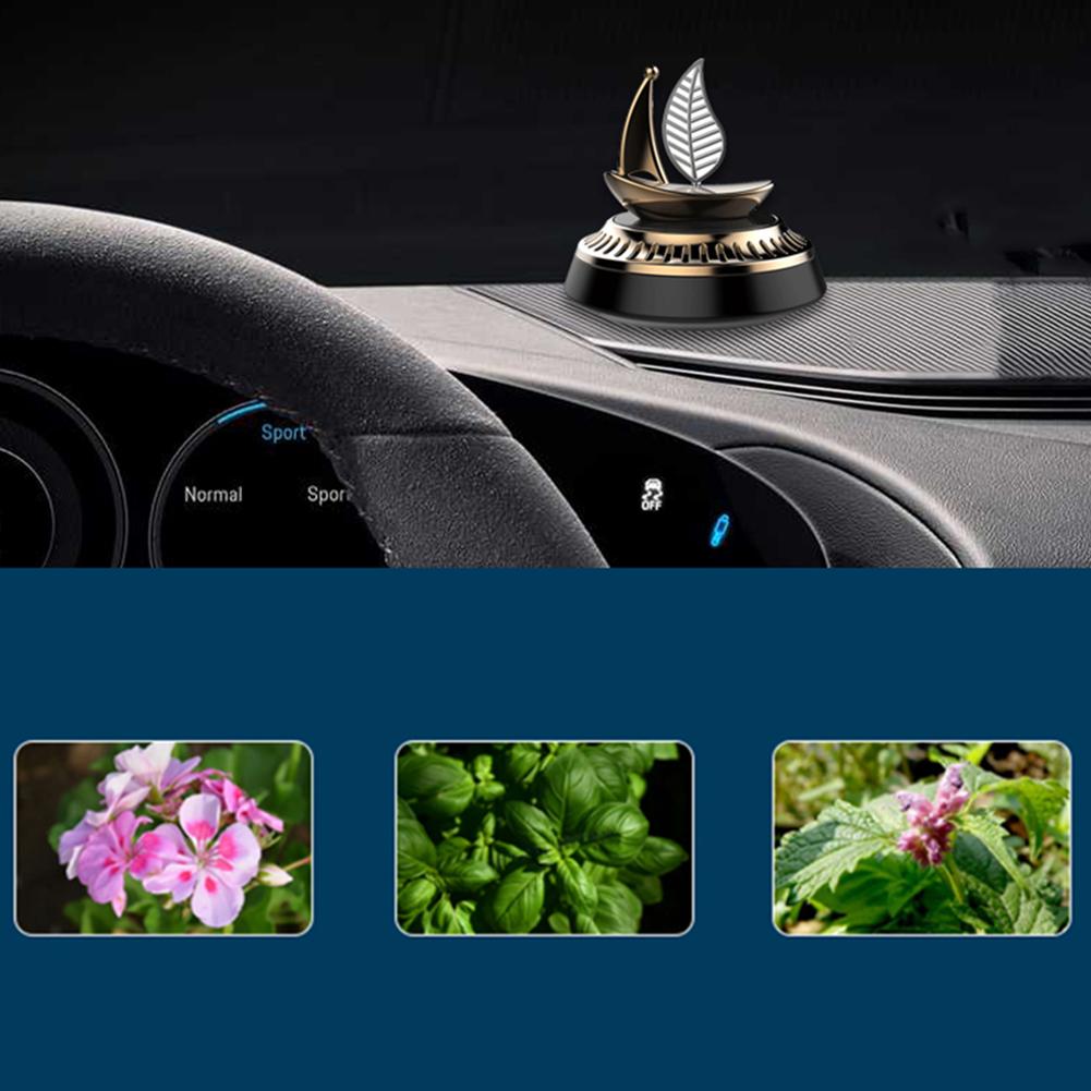 

Compact Air Purifier Car Air Freshener Outdoor Freshening Black Car Air Freshener Device Attractive Motor Design Cologne