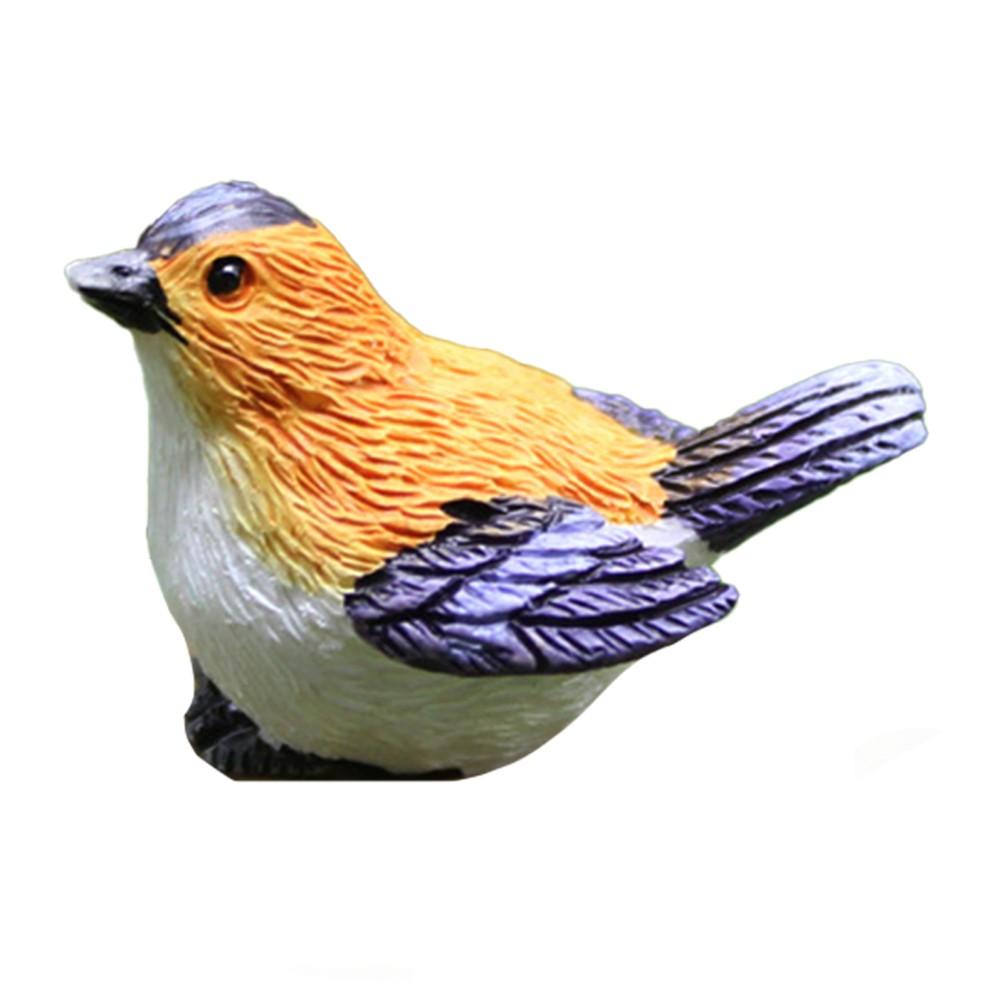 

Фигурки птичек Ландшафтные украшения Птичьи для гнезда Птичьи яйца Мини-садоводство