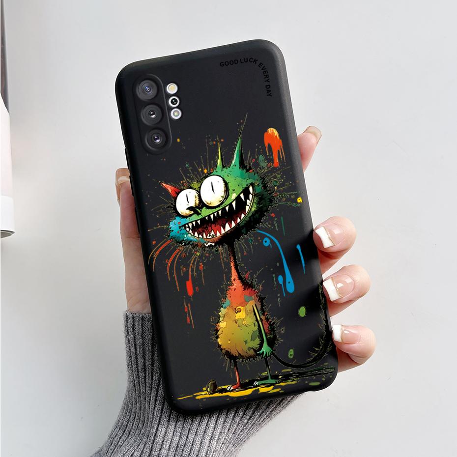 For Samsung Note 10 Case Note 10 Plus Cute Panda Silicone Soft Back Cover Phone Case For Samsung Galaxy Note10 + Plus Case Coque