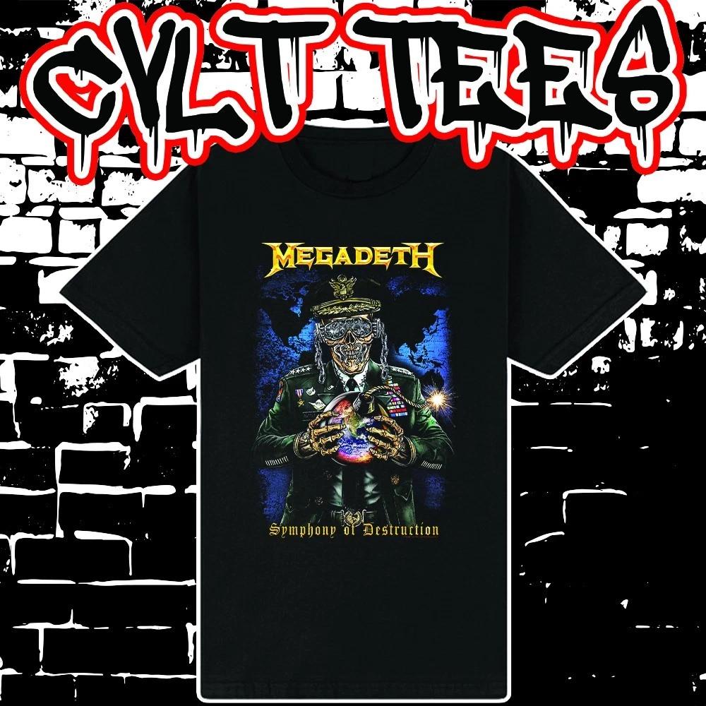 Men s and Women s T-shirts Megadeth style Band Tee ~ 100% Cotton M