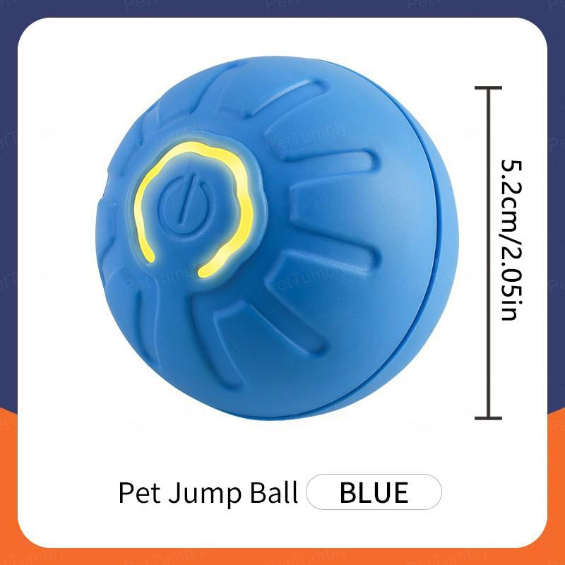 Intelligentes Hundespielzeug Ball Elektronisches Interaktives Haustierspielzeug Beweglicher Ball USB Automatisches Bewegen Hüpfend für Welpen Geburtstagsgeschenk Katzenprodukt