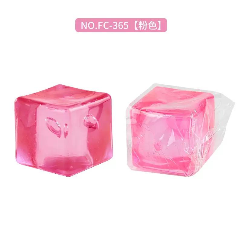 1Pc Cube Sensory Squeeze Toy With Super Solid Squish Stress Relief Anxiety Sensory Toys Soft Pinch Entertainment Game