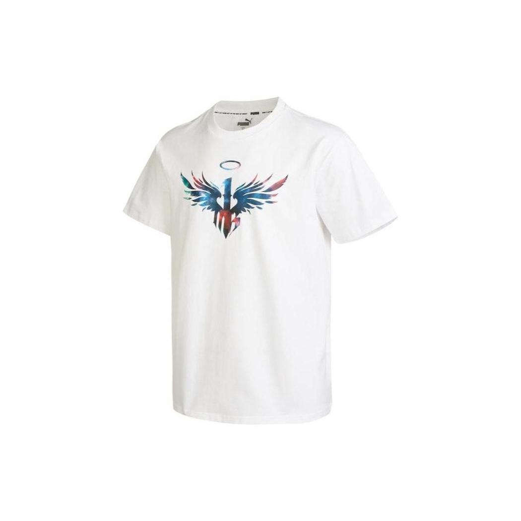 PUMA X LaMelo Ball T-Shirt White Men s 536411-01 M