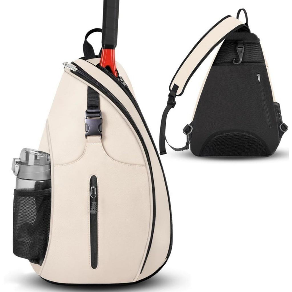 Oxford Tennis and Badminton Bag Outdoor Sports Training Shoulder Tennis Bag Pick Ball Paddle Backpack Crossbody Bags