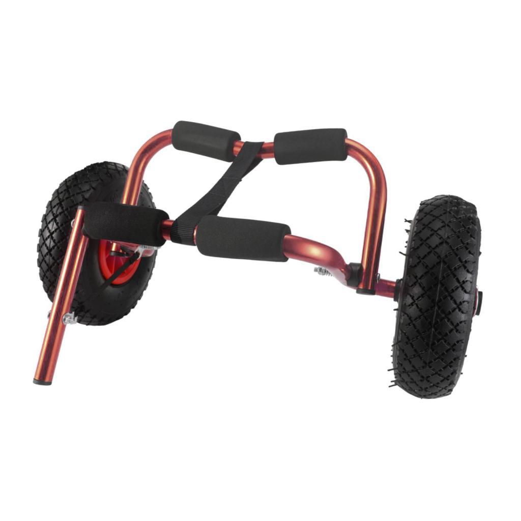 Kayak Cart Canoe Transport Cart Folding Portable Sturdy Heavy Duty Solid Wheel Aluminum Alloy Pipe Boat Trailer Trolley