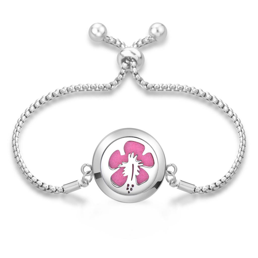 Women's Openable Titanium Steel Essential Oil Diffuser Bracelet