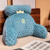 Cartoon Turtle Velvet Lumbar Support Cushion - Soft, Removable, Washable Seat & Sofa Backrest for Bedroom