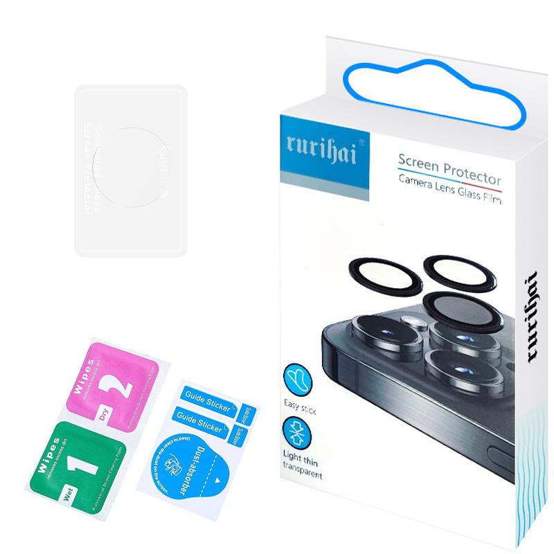 RURIHAI Pentru iPhone 16e Protector Lentilă Cameră 0.26mm AR HD Sticlă Temperată Film Lentilă