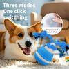Yobensun Rolling Dog Toy, Automatic Dog Walker Interactive Indestructible Waggle Ball Toy, Interactive Ball with Motion Activation & Chirping Sounds