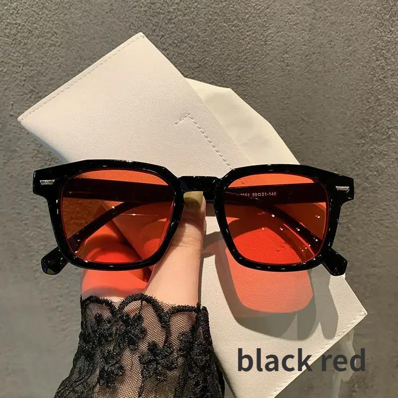 

Солнцезащитные очки для мужчин и женщин в винтажном дизайне UV400, новые модные квадратные солнцезащитные очки в оправе для летних путешествий, спортивные очки для женщин AS PICTURE