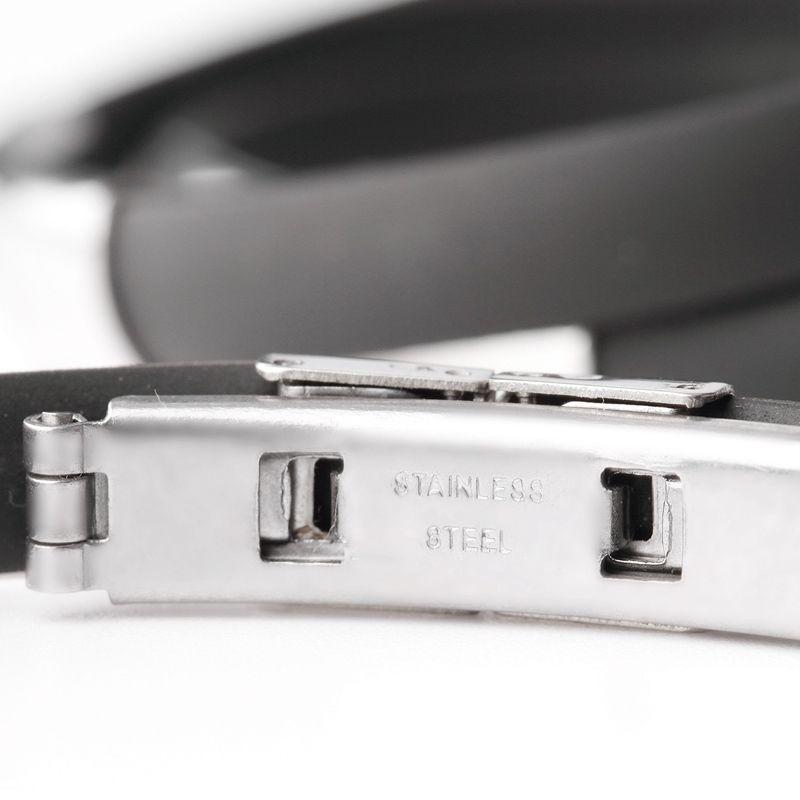 Timeless Constellation Stainless Steel Silicone Bracelets For Men And Women