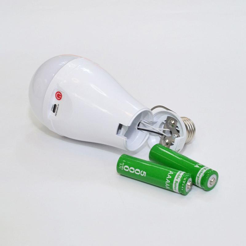 Flicker-Free Led Bulb Light Portable 20W 30W Emergency Bulb Courtyard Outdoor Bulb Power Failure Emergency