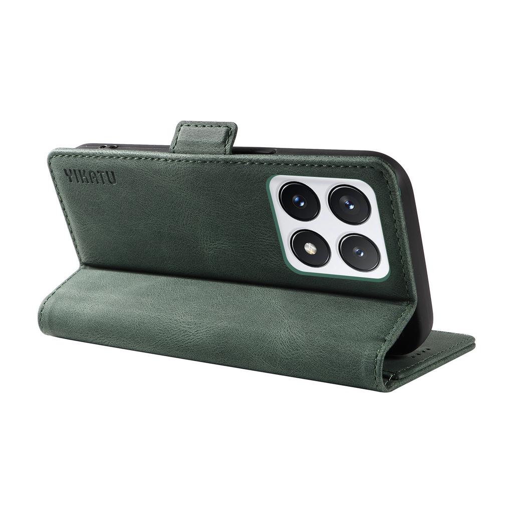 YIKATU YK-005 For Xiaomi 14T Pro Case PU Leather Wallet Phone Cover Skin Touch Feeling