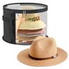 New Hat Box Convenient Round Travel Hat Box Organizer Wear-Resistant Hat Organizer Hat Storage Organizer