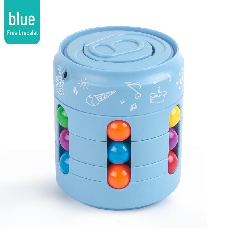 Children's Educational Magic Beans Rotating Ball: Baby-Shaped Rubik's Cube Decompression Toy
