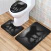 Halloween Bathroom Three-Piece Floor Mat Household Door Mat Bedroom Living Room Carpet
