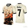 Hot 2026 Japanese Anime Dragon Ball Adult  Football Shirts Wukong Anime Sports NO.10 .7 T-shirts