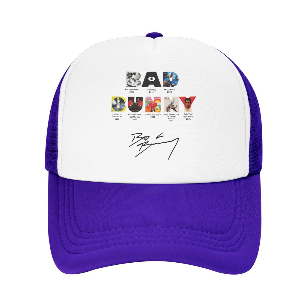 All Albums & Tours Cover Casual Sun Hats For Unisex-Teens Summer Bads Bunnys Kpop Rock Baseball Cap Trendy Sun Visor Trucker Hat